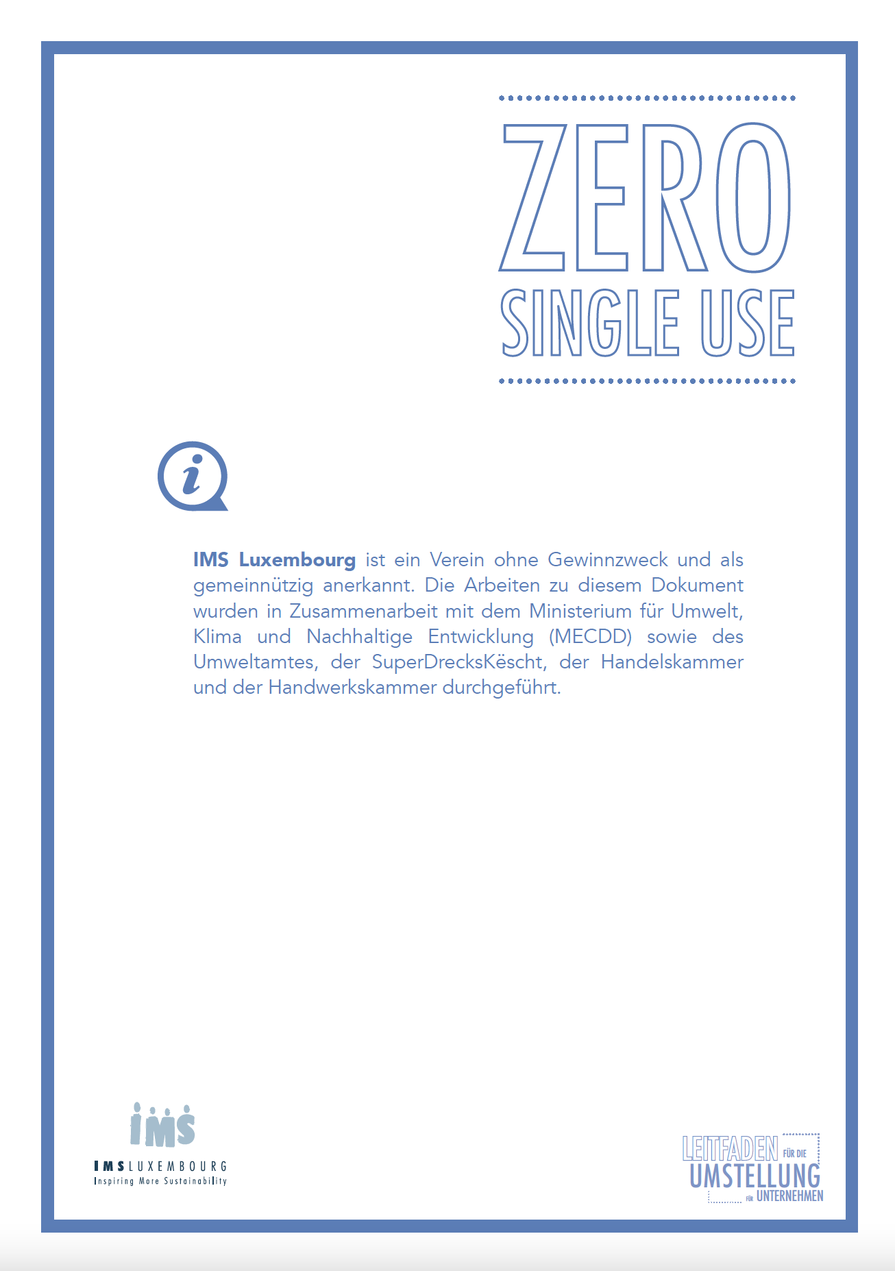 Leitfaden für die Umstellung für unternehmen – Weiterführende Informationen